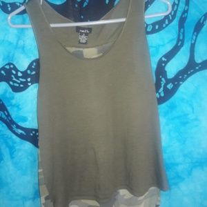 Camo rue21 tank top